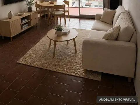 Departamento 2 ambienrtes en Montes Castro con Balcón Terraza