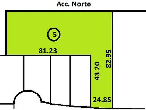 VENTA DE TERRENO DE 5262.43 M2 . BARRIO NORTE,VILLA GESELL.