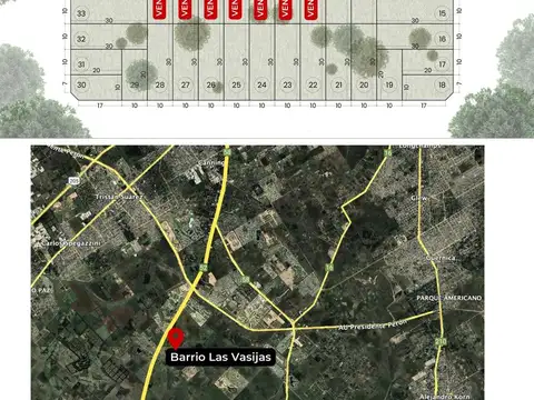 Terrenos de Lote en venta en Barrio Abierto Las Vasijas San Vicente 