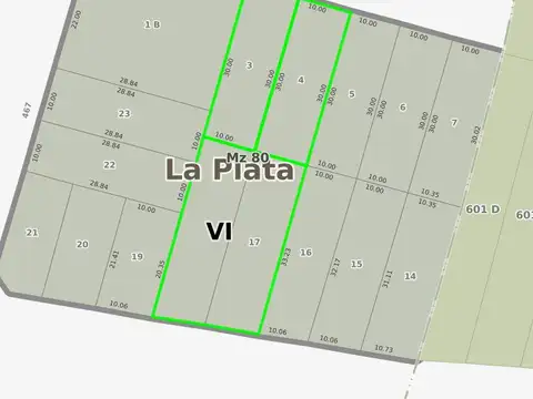 Cno. Centenario e/  463 y 464