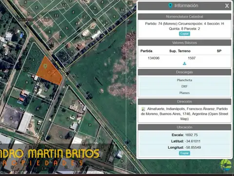 Almafuerte, Indianápolis, Francisco Álvarez