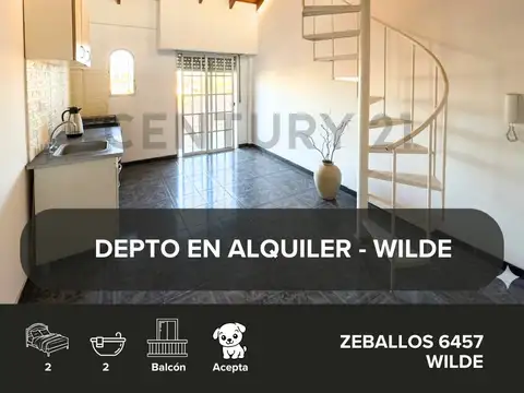 Departamento - Alquiler - Wilde