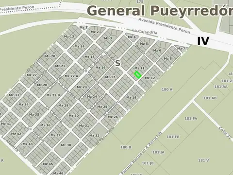 Venta Lote 740 m2 Barrio Colinalegre