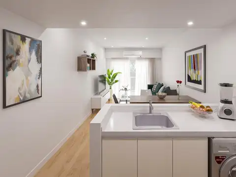 Departamento 3 ambientes con 2 baños