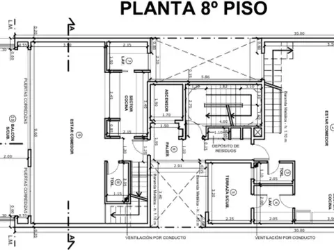 Terreno en Venta 30  mts Fondo