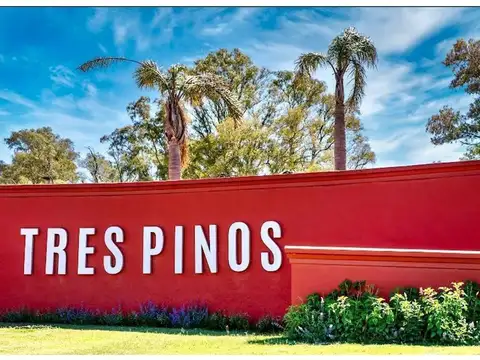 VENTA DE LOTE EN EL BARRIO TRES PINOS -SECTOR ISLA Y LAGUNA CON FONDO AL LAGUNA1000M2 ANT. Y CUOTAS