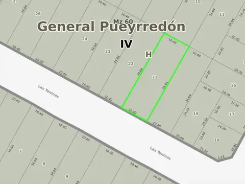 VENTA LOTE 360M2 PLAYA DE LOS LOBOS CHAPADMALAL