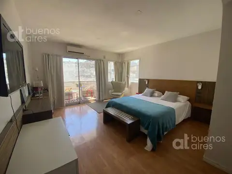 Monoambiente  en Villa Crespo con Balcón y Pileta - Alquiler Temporal
