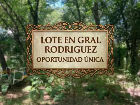 Terreno en Venta en General Rodriguez, Partido de General Rodríguez