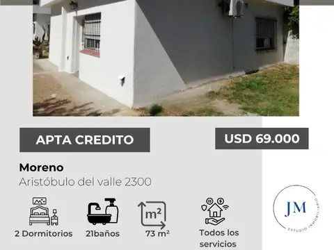 OPORTUNIDAD  CASA EN MORENO