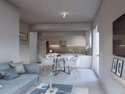 Departamento 2 ambientes con 1 baño