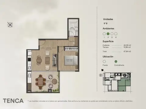 2 AMB en Construcción en Palermo Hollywood - Tenca
