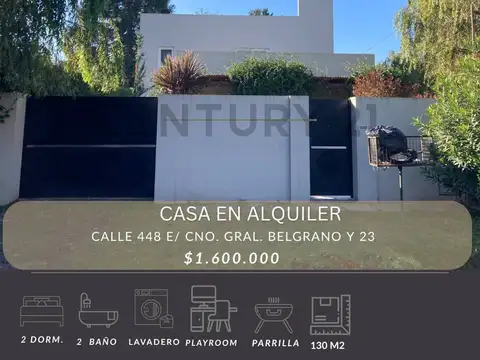 Casa en Alquiler City Bell