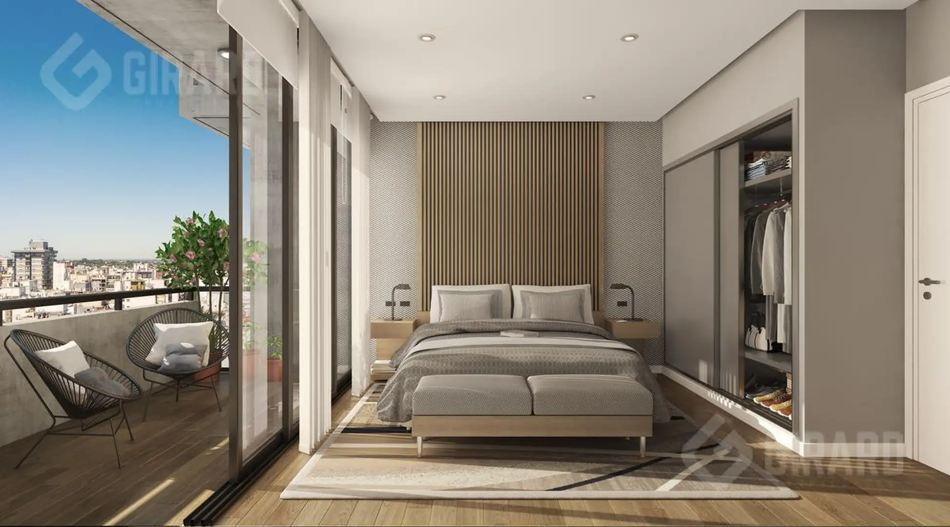 Depto 2 amb, 55m² a estrenar con cochera y balcón — Centro