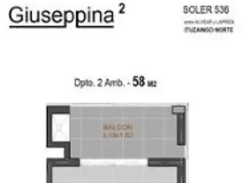 Departamento en Venta de Monoambiente