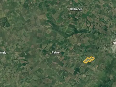 156 hectáreas con aptitud agrícola, 6Km de Nogoyá