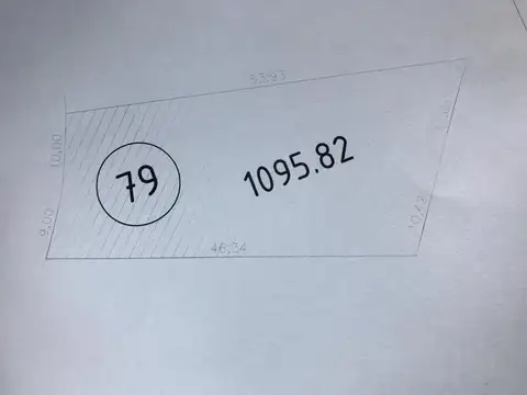 Terreno en Venta de 1100,0 m2