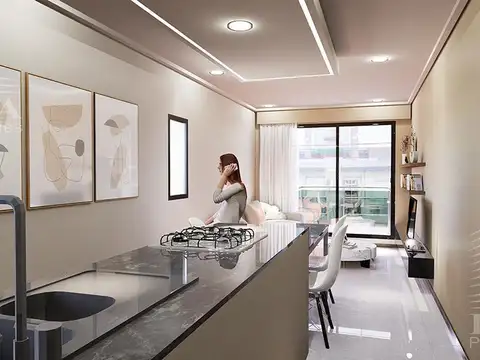 Departamento Monoambiente con 1 baño