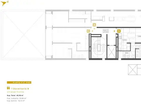 Departamento en Venta al Norte