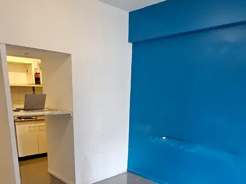 MONOAMBIENTE AL FRENTE  DIVISIBLE CON BALCON  34M2 - BAJAS EXPENSAS - TERRAZA C/PARRILLA - 8 AÑOS ANTIG