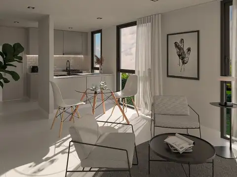 Departamento 2 ambientes con 1 baño