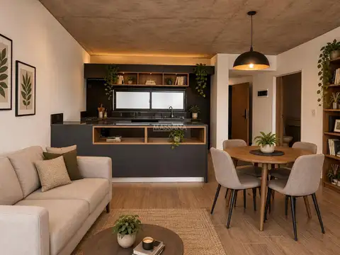 Departamento 2 amb con cochera cubierta en Palermo Hollywood