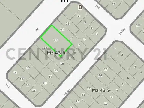 38 entre 140 y 141, Lote en Venta, La Plata.-