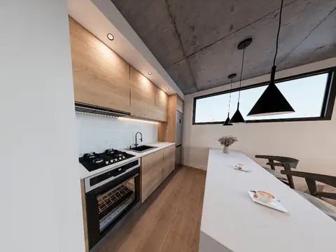 Departamento Monoambiente con 1 baño