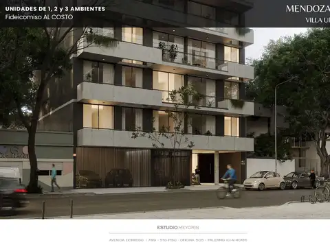 Venta dos ambientes, frente y contrafrente, V URQ.