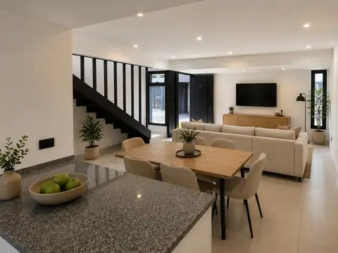Duplex 4 ambientes con cochera y jardin a estrenar!