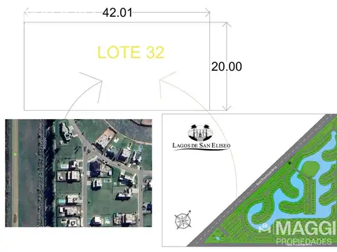 Terreno en Venta 42  mts Fondo