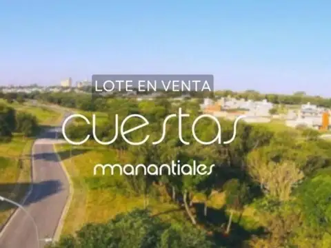 VENTA LOTE CUESTA DE MANANTIALES 250M2 