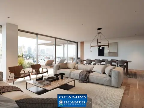 Residencia de 5 ambientes con terrazas en Barrio Parque – 430 m²