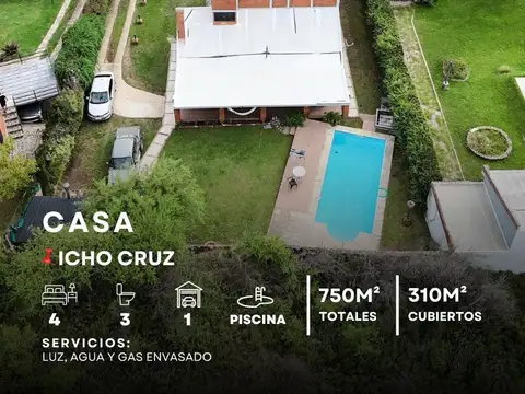 Venta Casa de 4 Dormitorios 2.091M² De Parque Sobre Ruta 38 En Villa Del Lago - Villa Carlos Paz