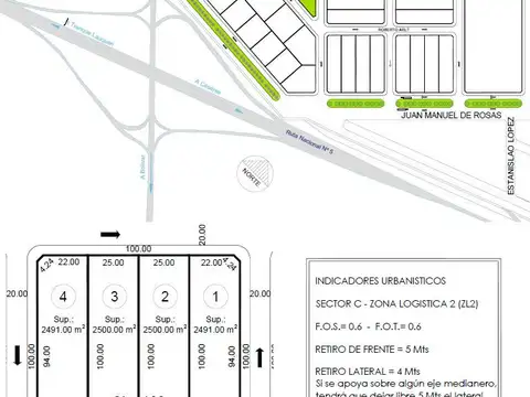 Venta Lotes Logísticos & Industriales en Pehuajo