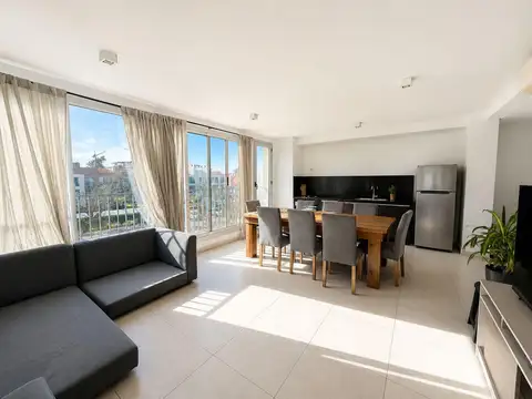 Departamento de dos ambientes grandes en alquiler