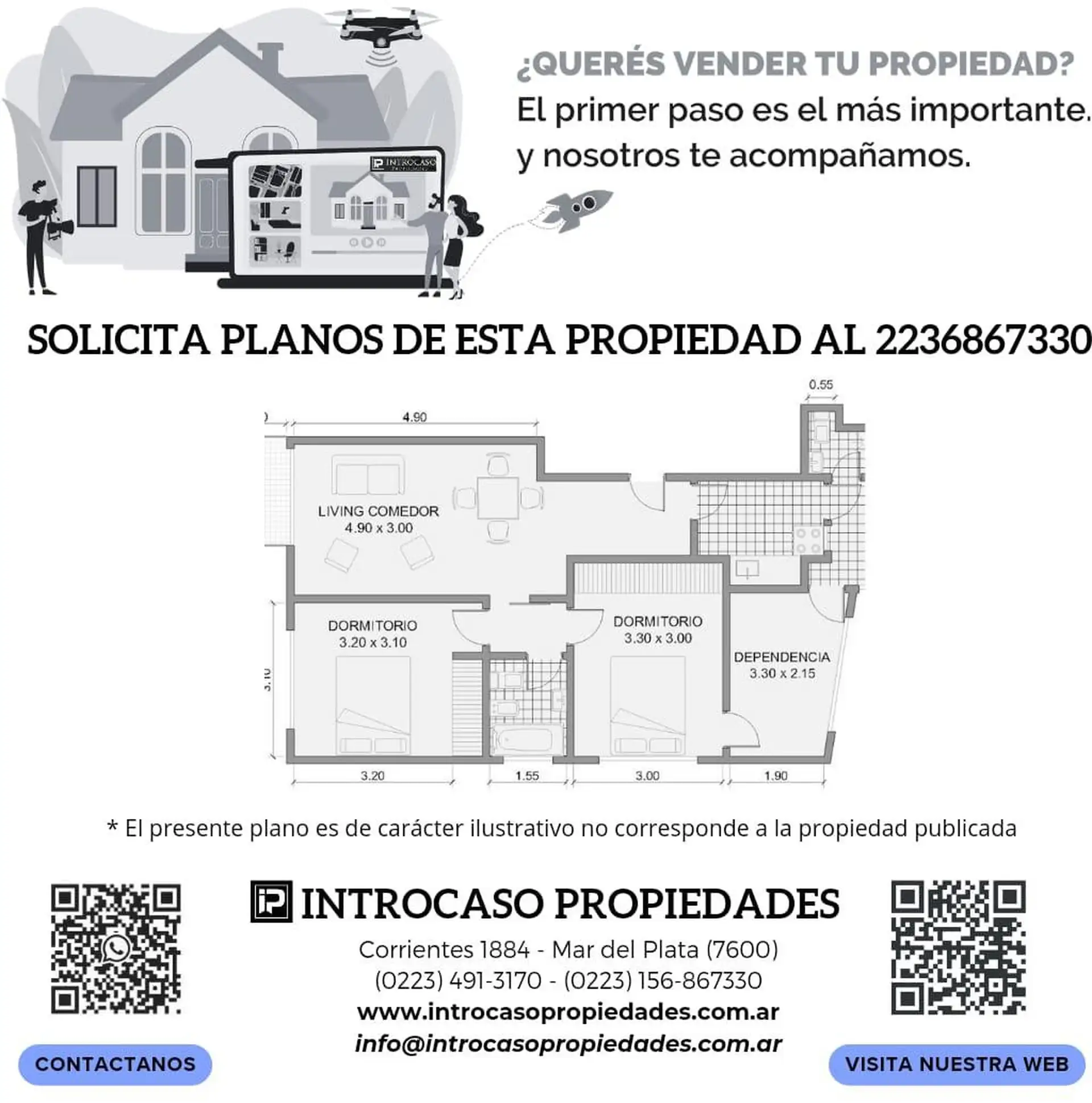 Departamento 2 amb, 50m² a estrenar con balcón — Plaza Mitre