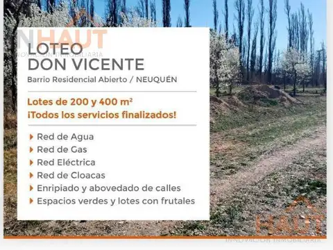Terreno en Venta de 200,0 m2