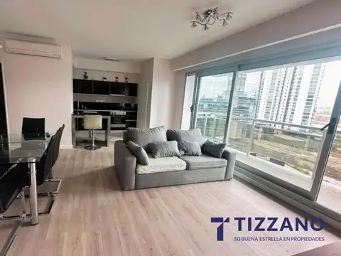 Departamento 2 ambientes con 2 baños