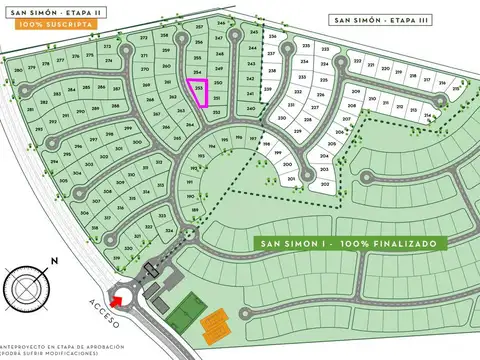 Terreno venta 631 mts 2 totales  - San Simón -  Canning (E. Echeverria)