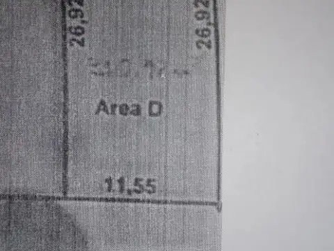 Terreno en Venta 11,55  mts Frente