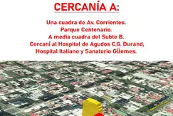 Emprendimiento en Villa Crespo de 1 Dormitorios