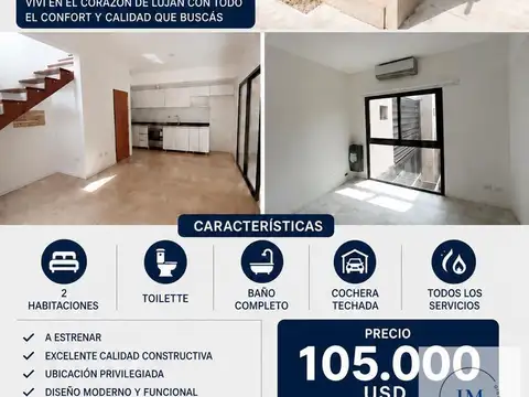 Departamento en Centro De Lujan