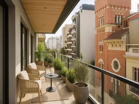 Montevideo 900 - 3 amb C/ GRAN TERRAZA EN L -a estrenar - Recoleta  Gym Sum Parrilla