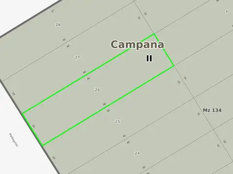 Lote en venta con dos viviendas a terminar | Pellegrini N°309 entre Nardo y Chapuis | Otamendi, Campana, ESCUCHA OFERTA!