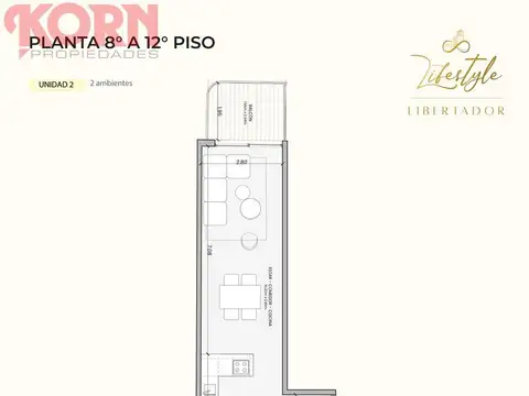 Oficina en Venta en Belgrano, USD 103.530