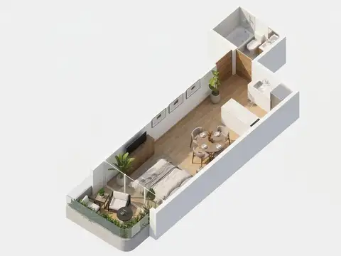 Departamento en Venta en Caballito, USD 82.500