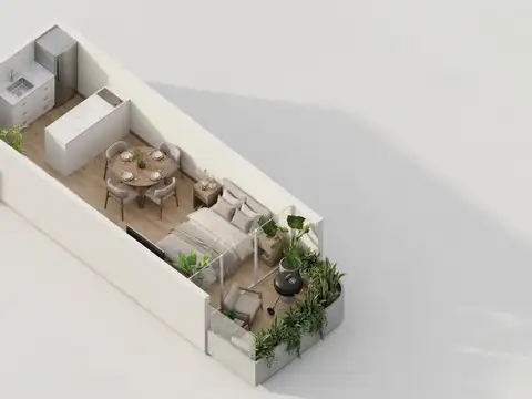 Departamento en Venta de Monoambiente