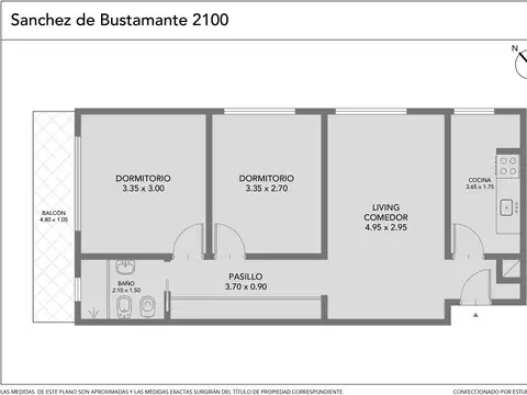 Departamento en Venta de 3 ambientes