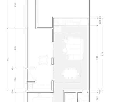 Depto Tipo Casa 5 ambientes con 2 baños